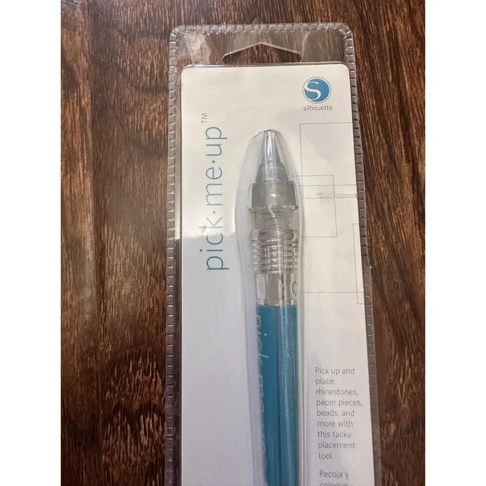 NEW Silhouette Pick-Me-Up Crafting Tool Blue Teal Tacky Tip Stylus Precision‎
